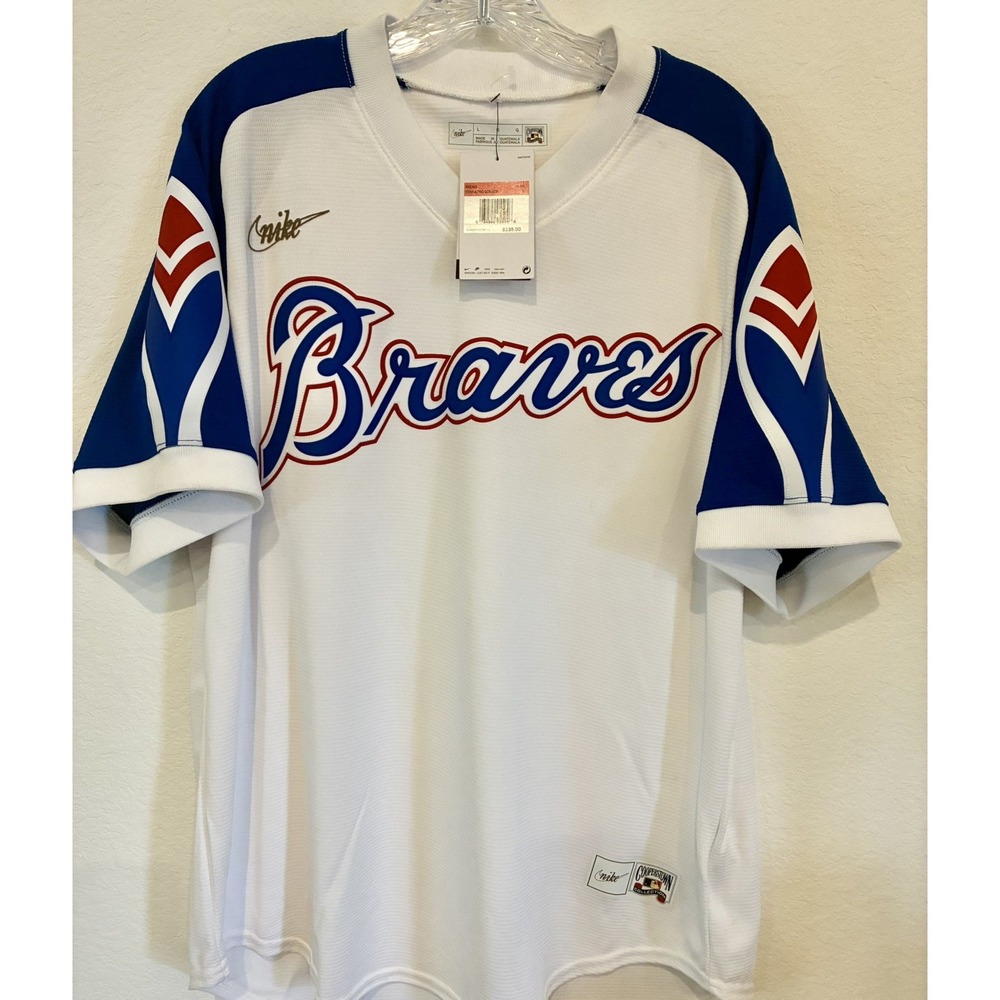 Atlanta Braves~ Phil Niekro #35 Nike Cooperstown Collection~ Jersey Size (L) NWT